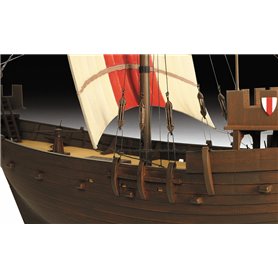 Zvezda 9018 Medieval Ship Hansa Kogge
