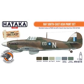 Hataka CS115 ORANGE-LINE Zestaw farb RAF SOUTH-EAST ASIA