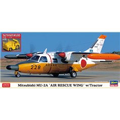 Hasegawa 1:72 Mitsubishi MU-2A - AIR RESCUE WING + TRACTOR - LIMITED EDITION