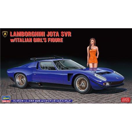 Hasegawa 20472 Lamborghini Jota SVR w/Italian Girl's Figure