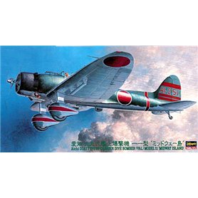 Hasegawa JT-56-19156 Aichi D3A1 Type 99 Carrier Dive Bomber (Val) Model 11 - Midway Island
