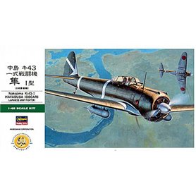 Hasegawa JT-80-19180 Nakajima Ki43-I Hayabusa (Oscar)