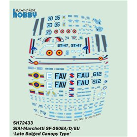 Special Hobby 72433 SIAI-Marchetti SF-260EA/D/EU