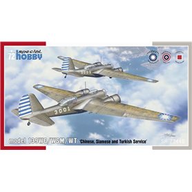 Special Hobby 72440 Model 139WC/WSM/WT "Chinese, Siamese and Turkish Service"