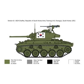 Italeri 6587 M24 Chaffee Korean War