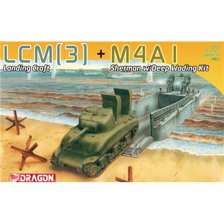 Dragon 1:72 LCM(3)+M4A1 w/DEEP WADING KIT