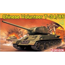 Dragon 1:72 CHINESE VOLUNTEER T-34/85