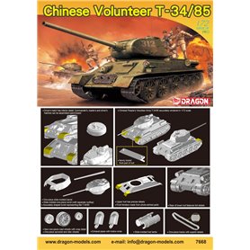 Dragon 1:72 CHINESE VOLUNTEER T-34/85