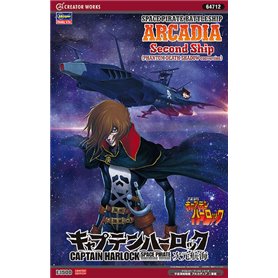 Hasegawa 64712 Space Pirate Battleship Arcadia Second Ship (Phantom Death Shadow Conversion) Dimension Voyage