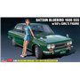 Hasegawa SP477-52277 Datsun Bluebird 1600 SSS w/60's Girl's Figure