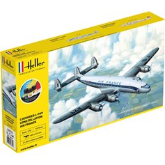 Heller 1:72 Lockheed L-549 Constellation - AIR FRANCE - STARTER KIT - z farbami