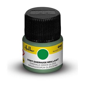 Farba akrylowa Heller 002 Emerald Green Gloss 12 ml