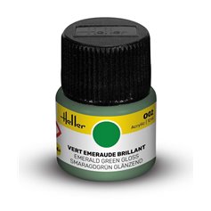 Heller Farba akrylowa 002 EMERALD GREEN GLOSS - 12ml