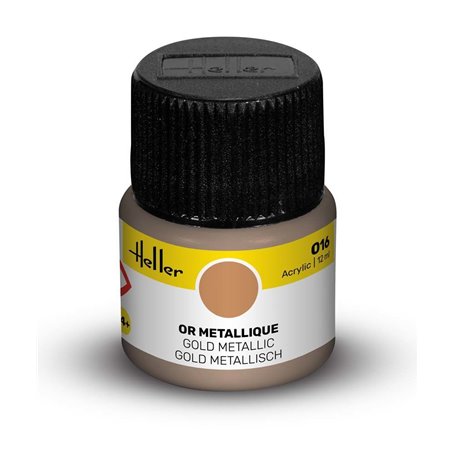 Farba akrylowa Heller 016 Gold Metallic 12 ml