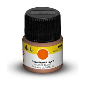 Farba akrylowa Heller 018 Orange Gloss 12 ml