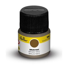 Farba akrylowa Heller 186 Brown Matt 12 ml