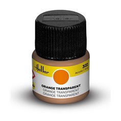 Farba akrylowa Heller 322 Orange Transparent 12 ml