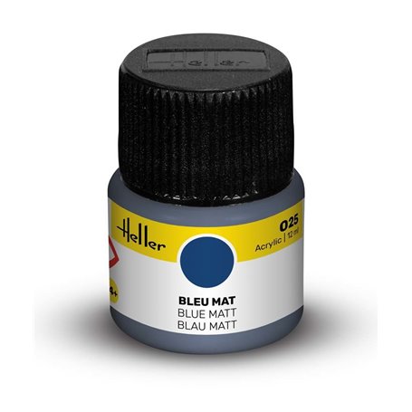 Farba akrylowa Heller 025 Blue Matt 12 ml