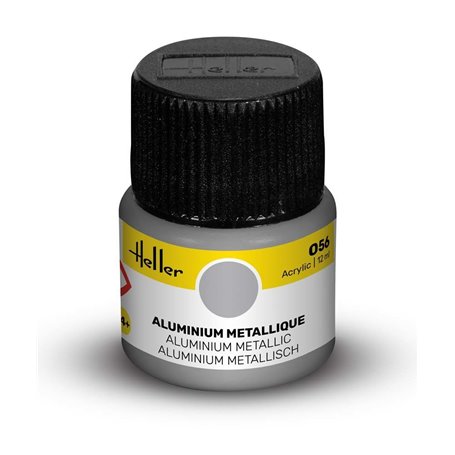 Farba akrylowa Heller 056 Aluminium Metallic  12 ml