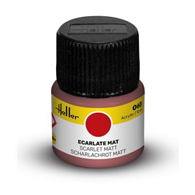 Farba akrylowa Heller 060 Scarlet Matt 12 ml