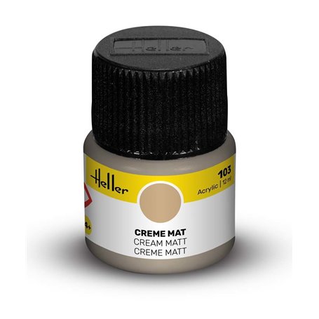 Farba akrylowa Heller 103 Cream Matt 12 ml