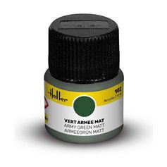 Farba akrylowa Heller 102 Army Green Matt 12 ml