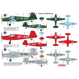 Kopro 1:72 Zlin Z-181 Basa