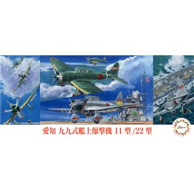 Fujimi 723334 1/72 C-39 Aichi Type 99 Carrier Dive Bomber Model 11/22