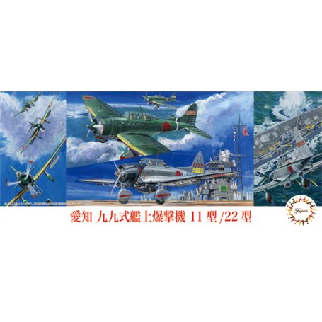 Fujimi 723334 1/72 C-39 Aichi Type 99 Carrier Dive Bomber Model 11/22