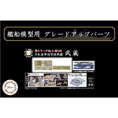 Fujimi 432908 1/700 Toku-5 Ex-101 Photo-Etched Parts for IJN Battle Ship Musashi (w/2 pieces 25 mm Machine Cannon)