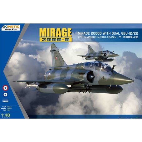 Kinetic 48120 Mirage 2000D with dual GBU-12/22