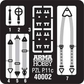 Arma Hobby 40002 PZL P.11c - Model Kit