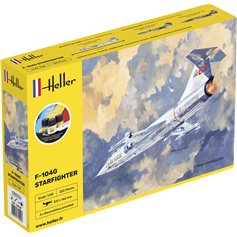 Heller 1:48 F-104G Starfighter - STARTER SET - z farbami