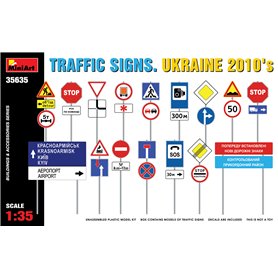 Mini Art 35635 Traffic Signs. Ukraine 2010's