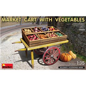 Mini Art 35623 Market Cart with Vegetables
