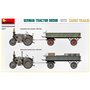 Mini Art 35317 German Tractor D8506 with Cargo Trailer