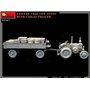 Mini Art 35317 German Tractor D8506 with Cargo Trailer