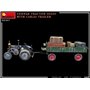 Mini Art 35317 German Tractor D8506 with Cargo Trailer