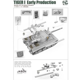 Border Model BT-010 Tiger I Early Production Sd.Kfz.181 Pz.Kpfw.VI Ausf.E