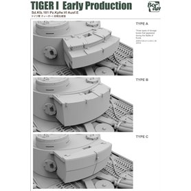 Border Model BT-010 Tiger I Early Production Sd.Kfz.181 Pz.Kpfw.VI Ausf.E