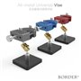 Border Model BD0099-D All-Metal Universal Vise Grey