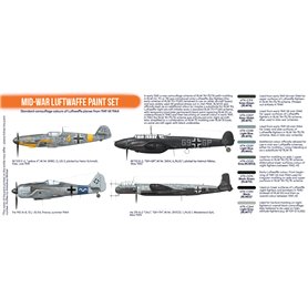 Hataka CS110 Mid-War Luftwaffe paint set