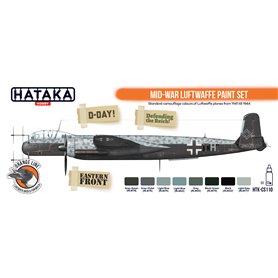 Hataka CS110 Mid-War Luftwaffe paint set