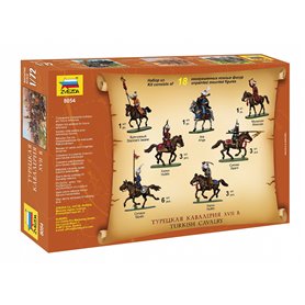 Zvezda 1:72 Turkish cavalry 17th century – 18 figurek jeźdźców z końmi