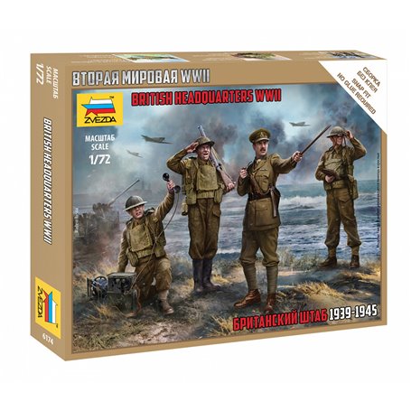 Zvezda 1:72 British headquarter WWII