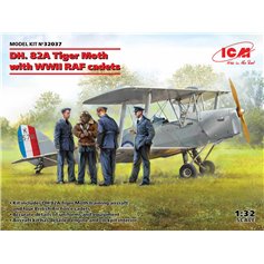 ICM 1:32 DH. 82A Tiger Moth W/WWII RAF CADETS