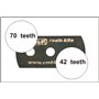 CMK H1000 Ultra smooth and extra smooth saw (2 sides)