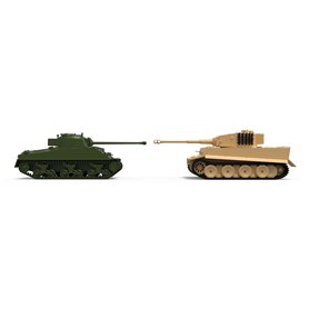 Airfix 1:72 Gift Set - Classic Conflict Tiger 1 vs Sherman Firefly