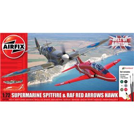 Airfix 1:72 Gift Set - Best of British Spitfire and Hawk