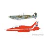 Airfix 1:72 BEST OF BRITISH - Supermarine Spitfire + Hawk